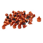 60x Red Engine Bolt Caps for Harley Softail Breakout Dyna Wide Glide (2012-2023)