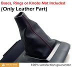 Shift Boot for Honda Civic SI (2012–2015) - Leather with Red Stitching
