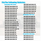 Mass Air Flow Sensor Meter MAF for Toyota Camry Corolla Tundra Yaris Lexus (2000–2023)
