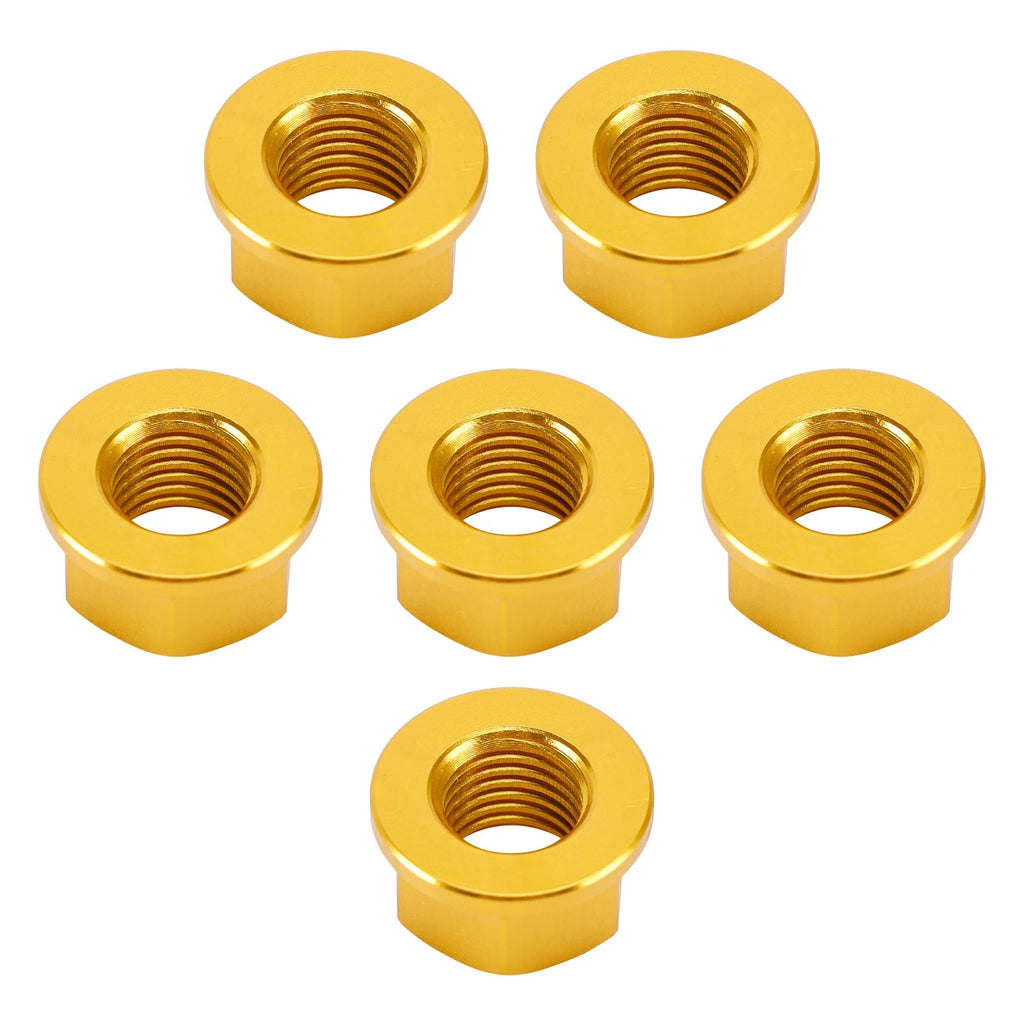 Sprocket Nut Kit M10x1.25 Gold for Aprilia RSV1000 Mille Tuono R SL1000 (1999–2005)