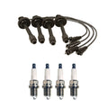 Denso Wire Set & 4 U-Groove Spark Plugs for Chevy Prizm (1998–2002)