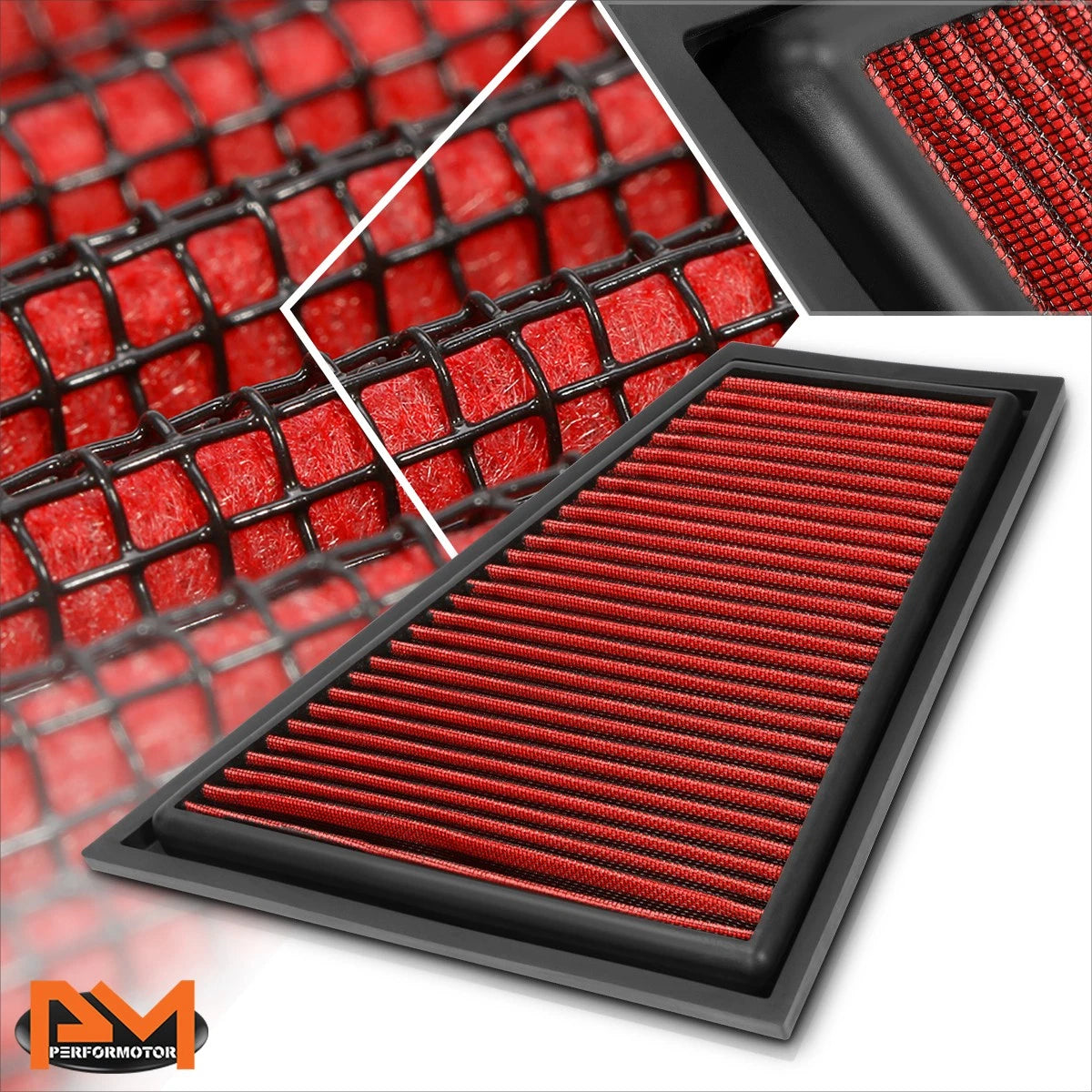 Set of 2 Reusable High Flow Air Filters for BMW Z4/X1/528i (2010–2016)