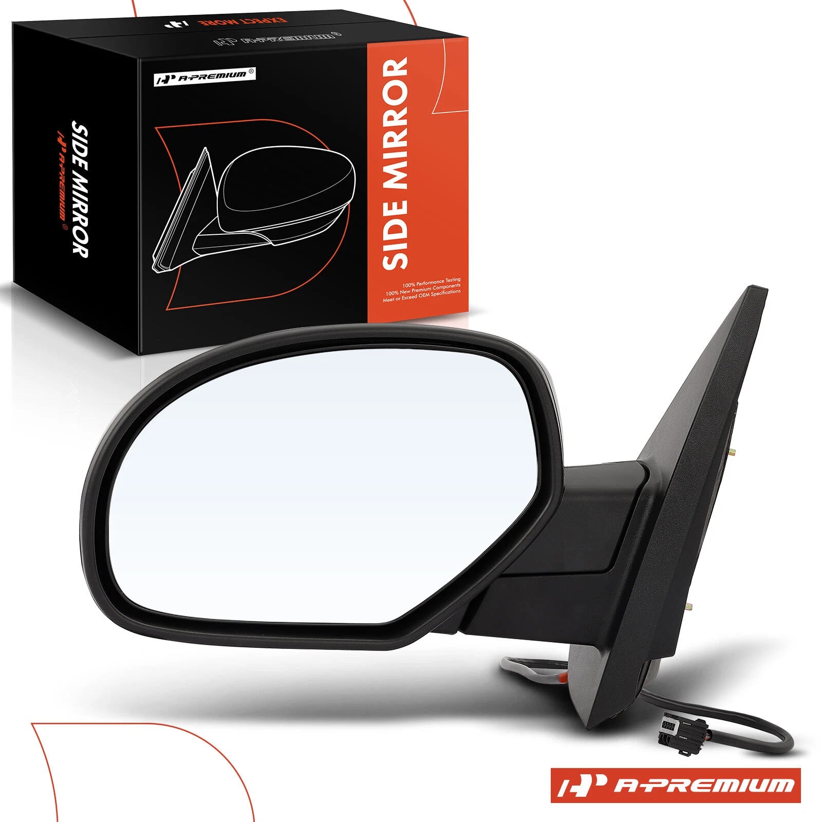 Heated Manual Fold Driver Power Mirror for Chevy Silverado Tahoe 