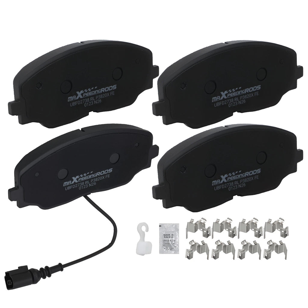 Set of 4 Front Brake Pads for Volkswagen Atlas (2018–2025) P2074 D2074 P-207