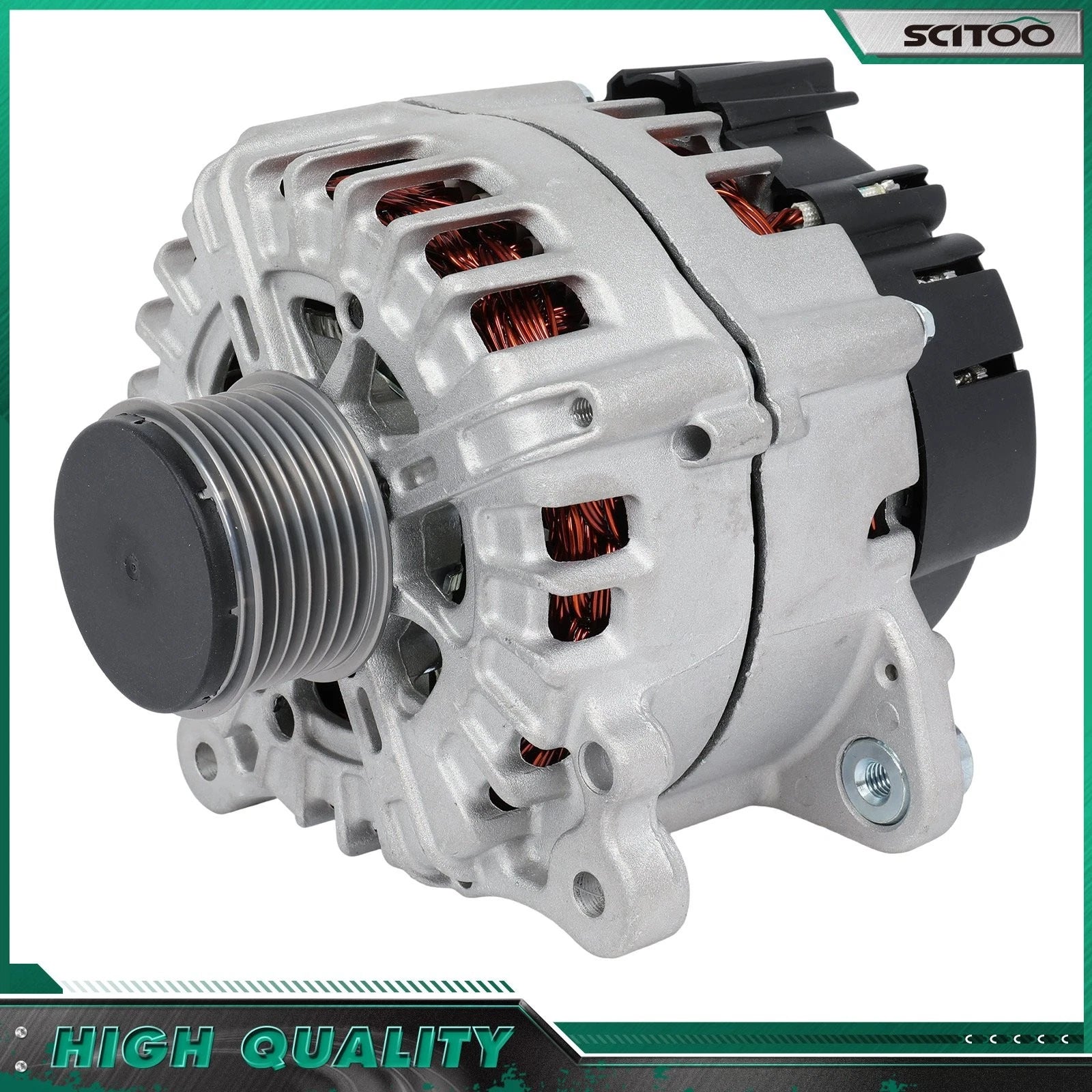 220A Alternator for Porsche Cayenne (2011–2014, 2016–2019) V6 3.6L 11830