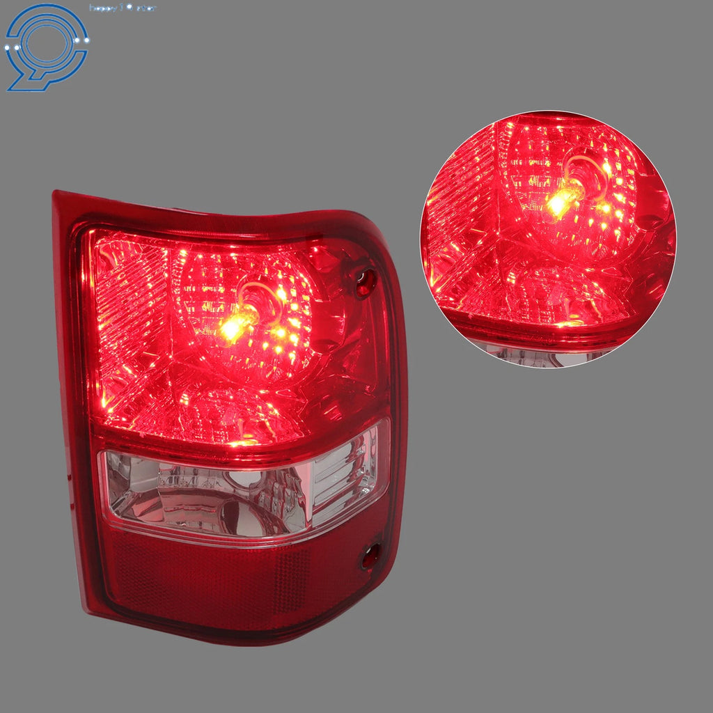 Red Clear Tail Lights for Ford Ranger Pickup (2001-2011)