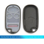 Key Fob Shell Case for Honda Accord (2003–2007) 4 Button Black