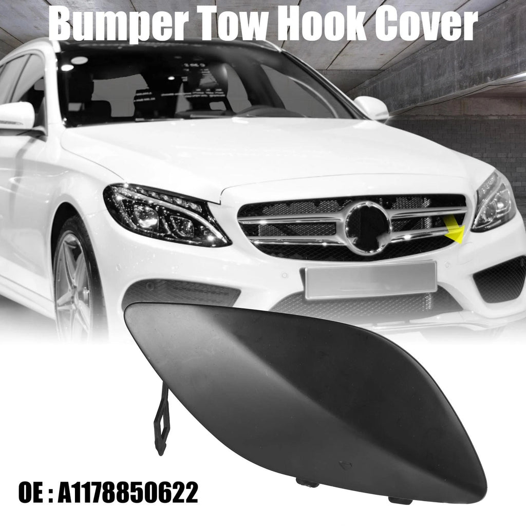 Front Bumper Tow Hook Cover A1178850622 for Mercedes-Benz CLA 250 (2014–2023) Black