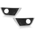 Set of 2 Front Bumper Fog Light Covers for Jeep Compass (2017–2020)