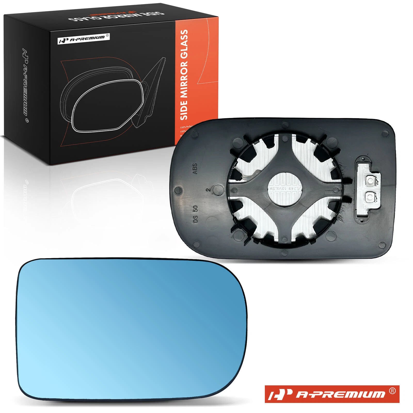 Heated Blue Power Mirror Glass for BMW 740i 740iL 750iL 