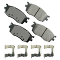 Front ProAct Disc Brake Pads Akebono ACT1156 for Hyundai Accent Kia Rio (2006–2011)