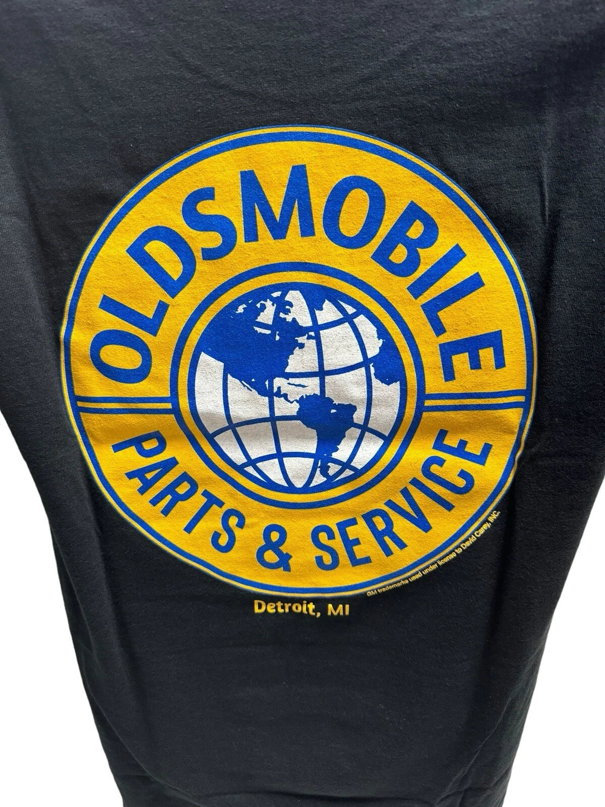 Oldsmobile Parts Service Black T-Shirt (Licensed) for Oldsmobile (N A–N A)