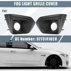 Set of 2 Fog Light Grille Cover Trim for Subaru (57731FJ020, 57731FJ030)