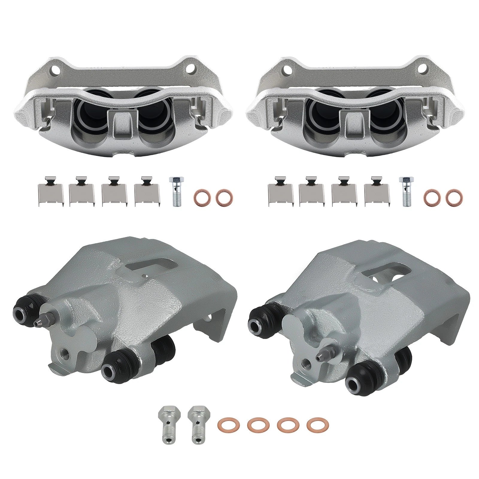 Front Rear Brake Caliper Set for Ford F-150 (2010-2011)
