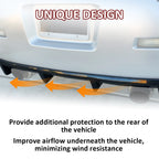 Rear Bumper Lip Diffuser Spoiler for Nissan 350Z Z33 (2003–2008) Carbon Fiber