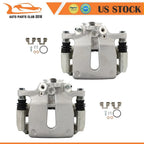 Set of 2 Rear Brake Calipers w/ Bracket for Volvo S80 S60 (2011–2016)