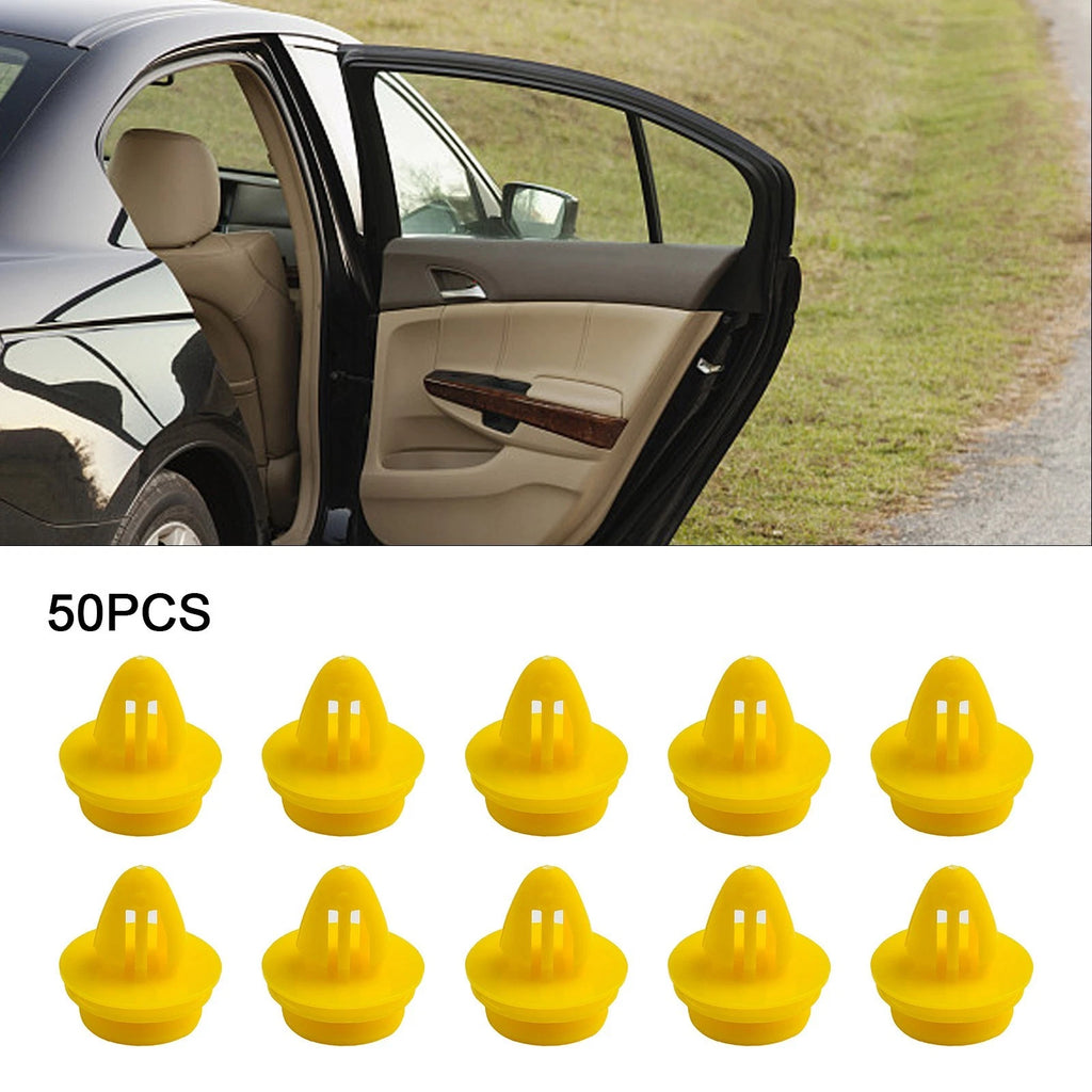50X Yellow Plastic Rivet Clips for Volvo S80 (1999–2006)