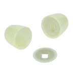 Toilet Bolt Cover Set of 4 Glow in Dark PP Plastic for Bathroom