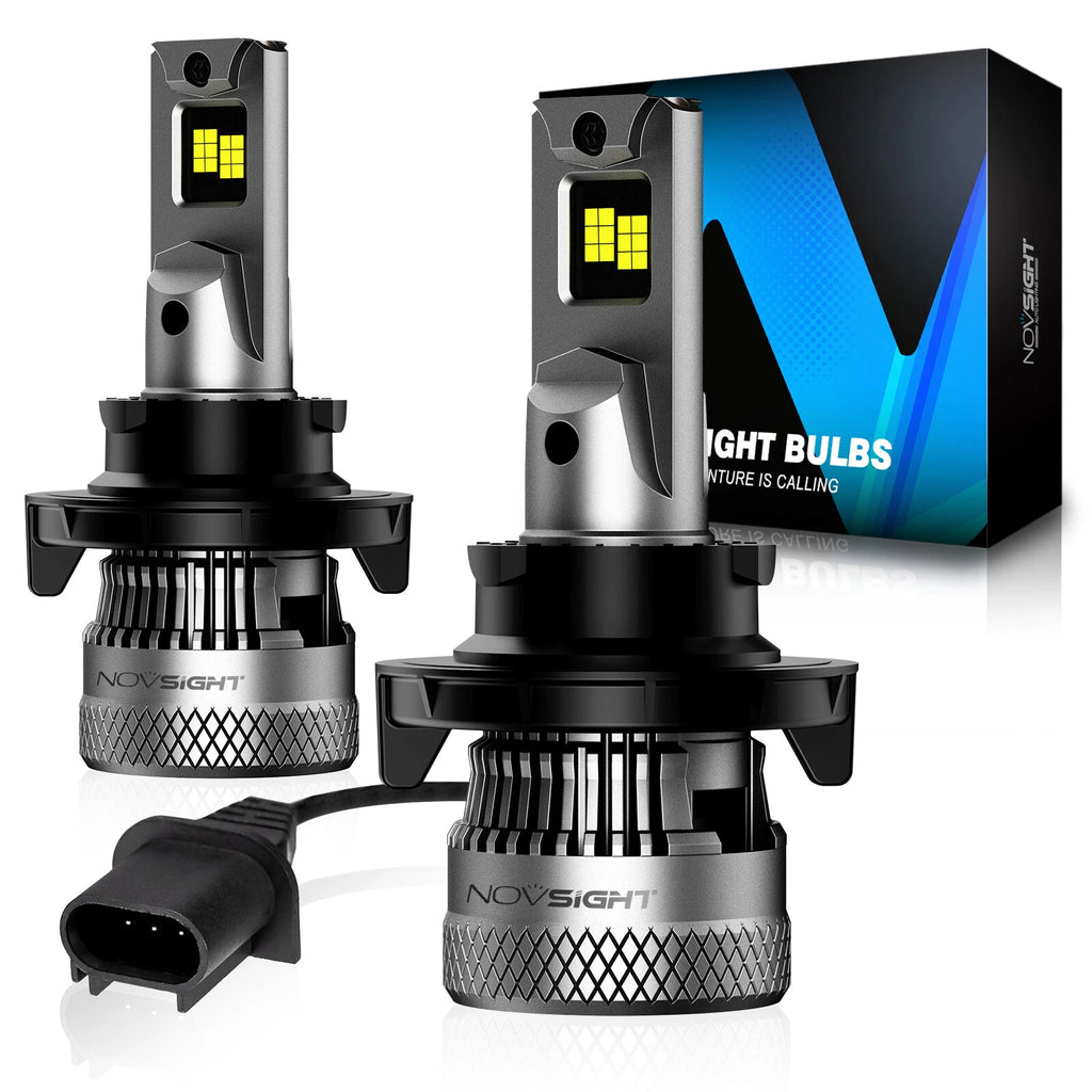 2X H13 200W 40000LM LED Headlight Bulbs Kit 6500K for