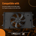 Engine Cooling Fan Assembly for Toyota Corolla Hatchback, Lexus UX200 (2019–2021)