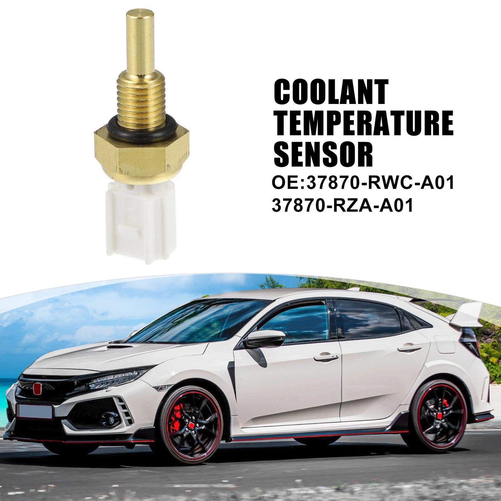 Engine Coolant Temperature Sensor for Honda Civic (2006–2011) 37870-RWC-A01 37870-RZA-A01
