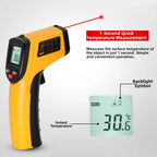 GM320 Handheld Digital Thermometer for Electrical Connections and Motors