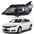 Halogen Headlight Projector for Chevy Impala (2014–2020) 7 Pin Left Driver