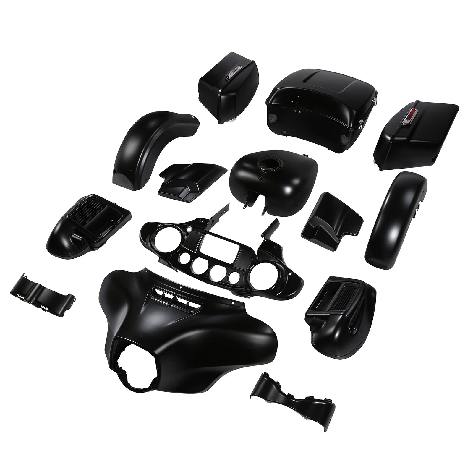 Fairings Body Kit for Harley Electra Glide Ultra Limited (2014–2023) Black Denim