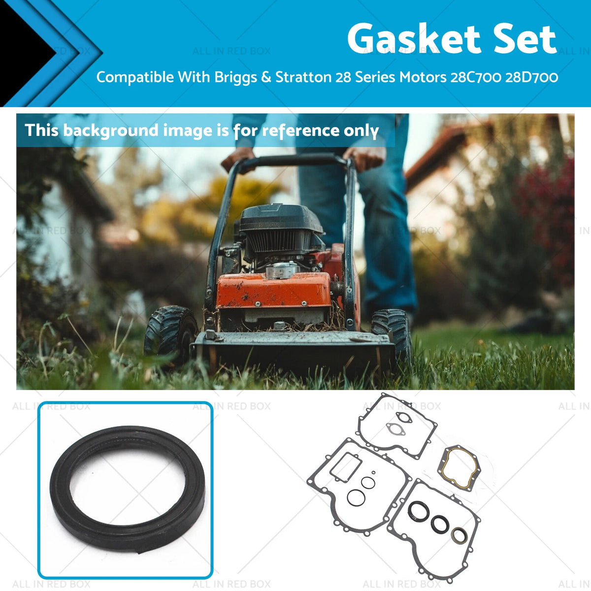 Gasket Set 490525 494241 for Briggs & Stratton 28 Series (28C700)