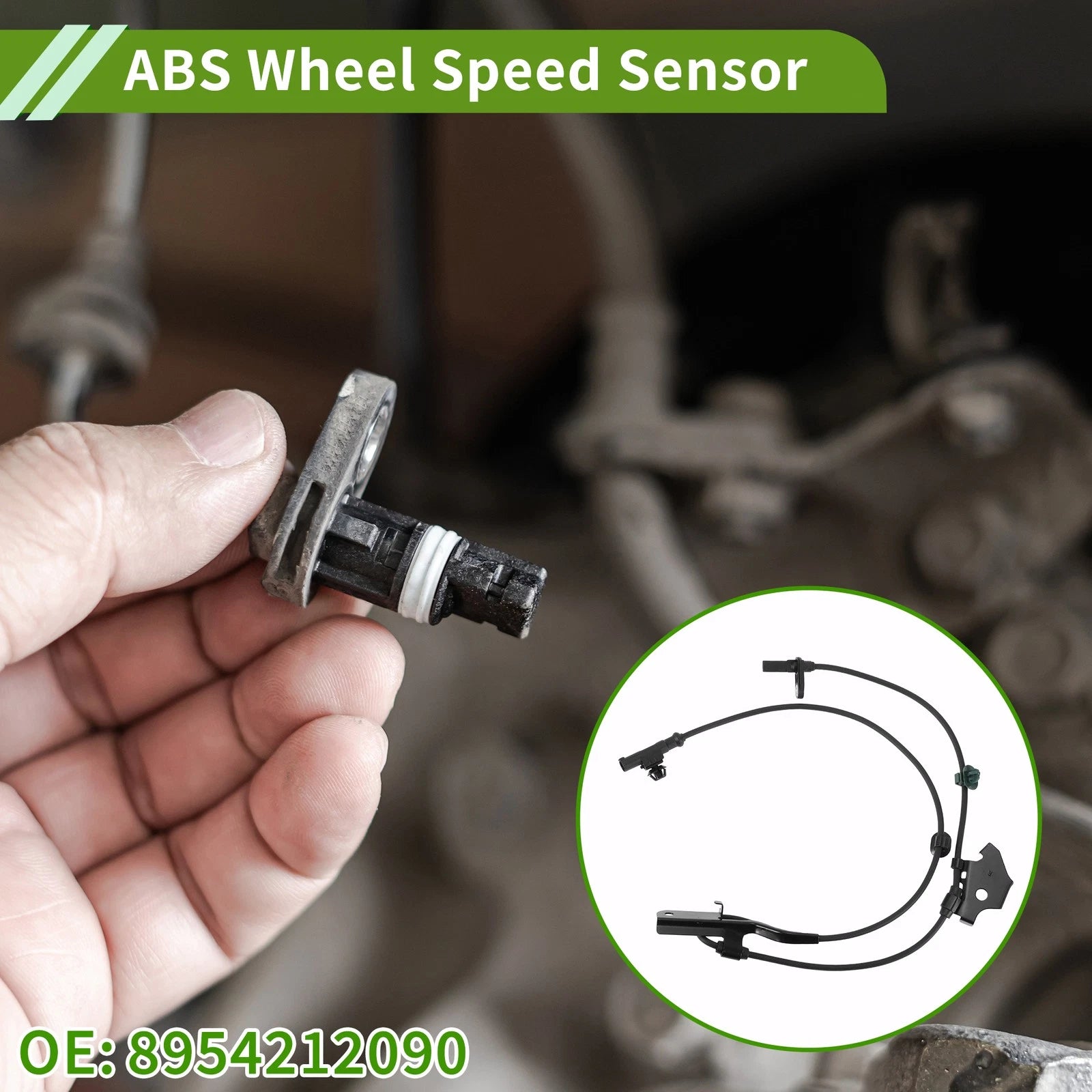 ABS Wheel Speed Sensor No. 8954212090 for Toyota Auris (2007–2012)