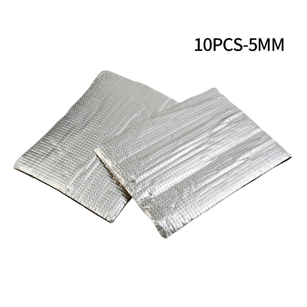 10 Sheets Sound Damping Mat for Vehicles 5mm Thickness