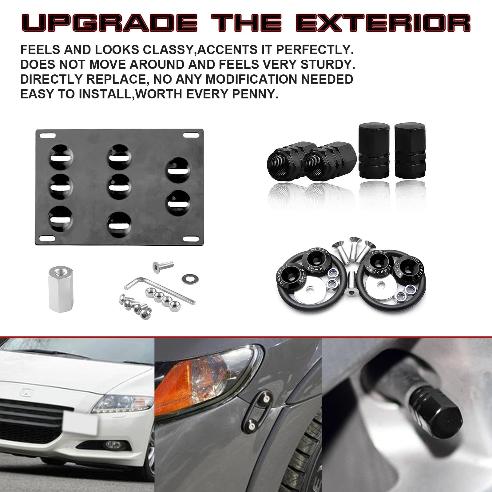 License Plate Holder Kit for Acura TLX (2015-2024)