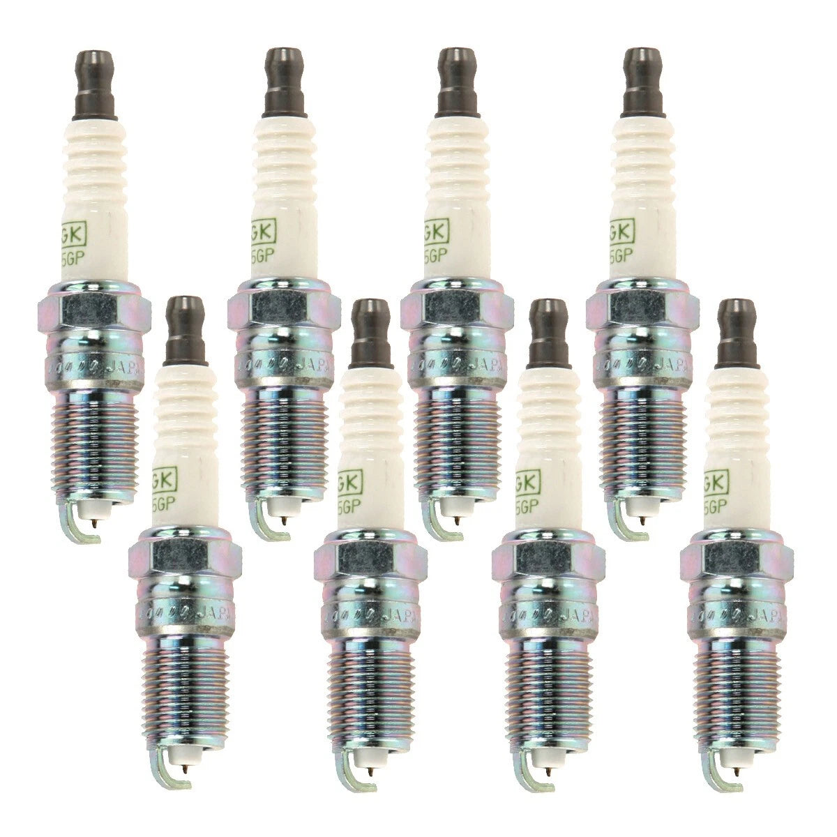 Set of 8 NGK G-Power Platinum Spark Plugs (Gap 0.040) for
