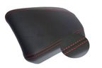 Console Armrest Cover for Hyundai Sonata (2011–2014) Red Stitch PVC Leather