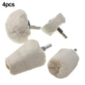 4X Complete Pad Drill Polishing Kit for Motorcycle Wheels and Manifolds