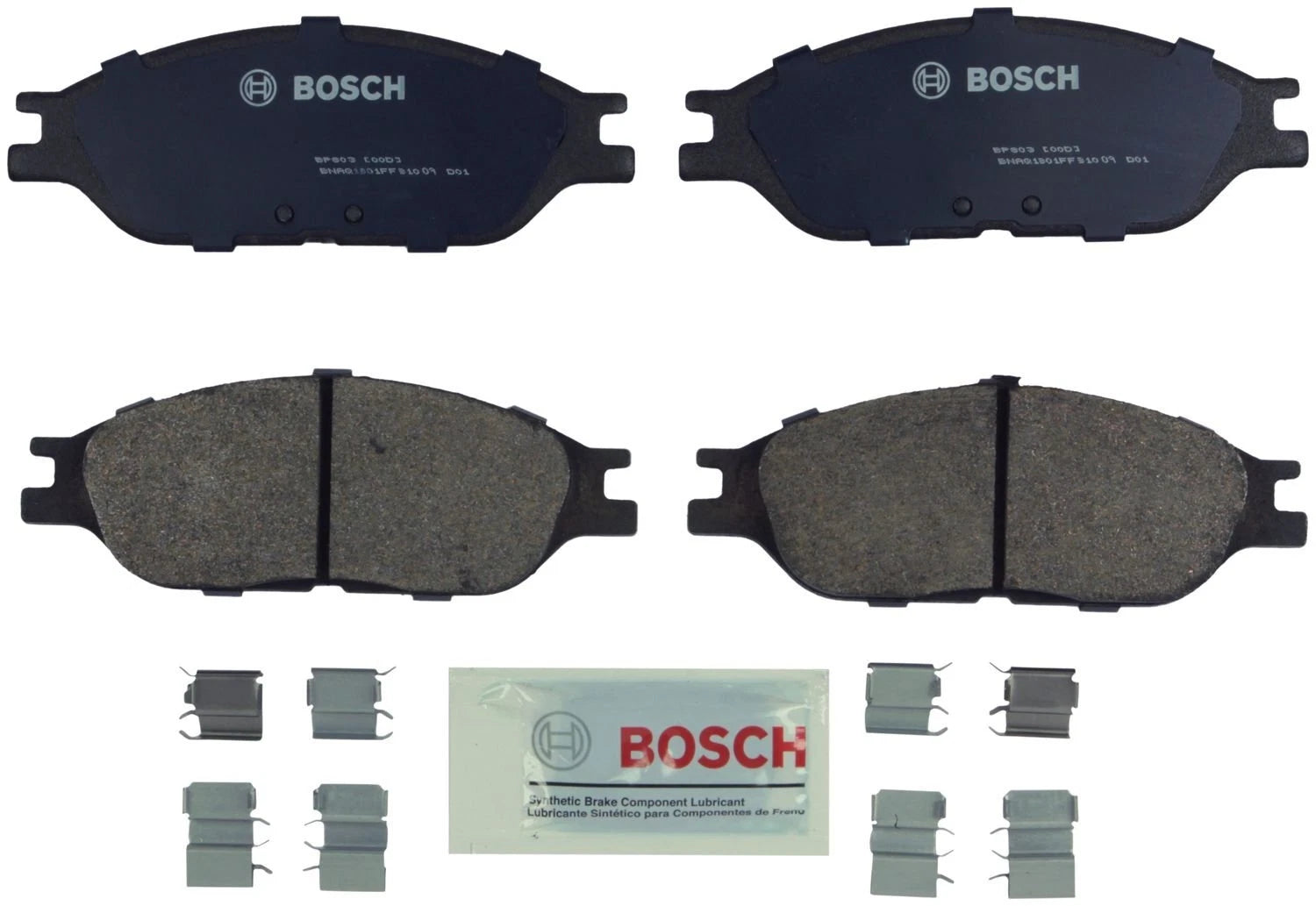 Bosch Front QuietCast Brake Pads w/ Hardware BP803 for