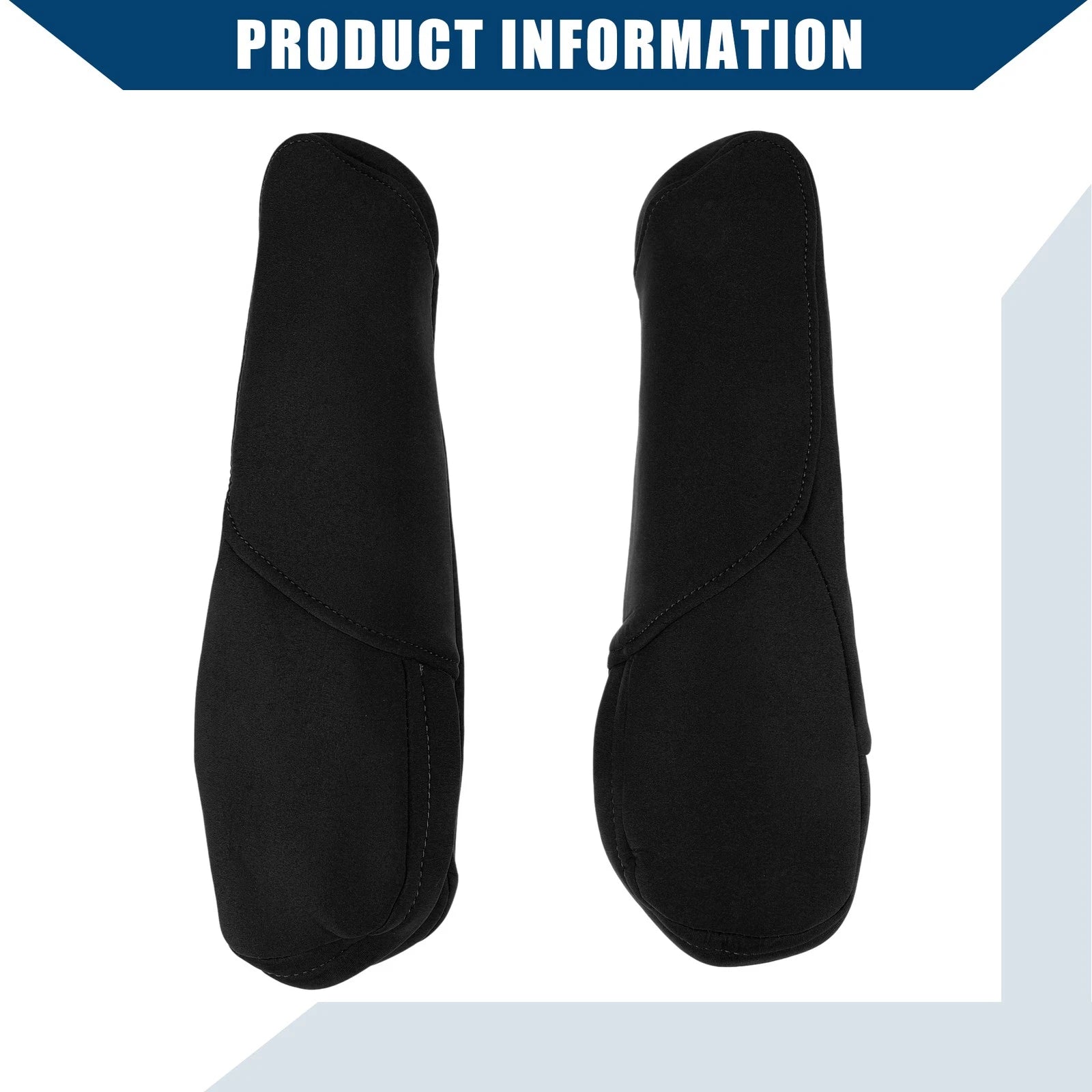 1 Pair Center Console Armrest Cover for Honda CR-V (2017–2023) Neoprene Black