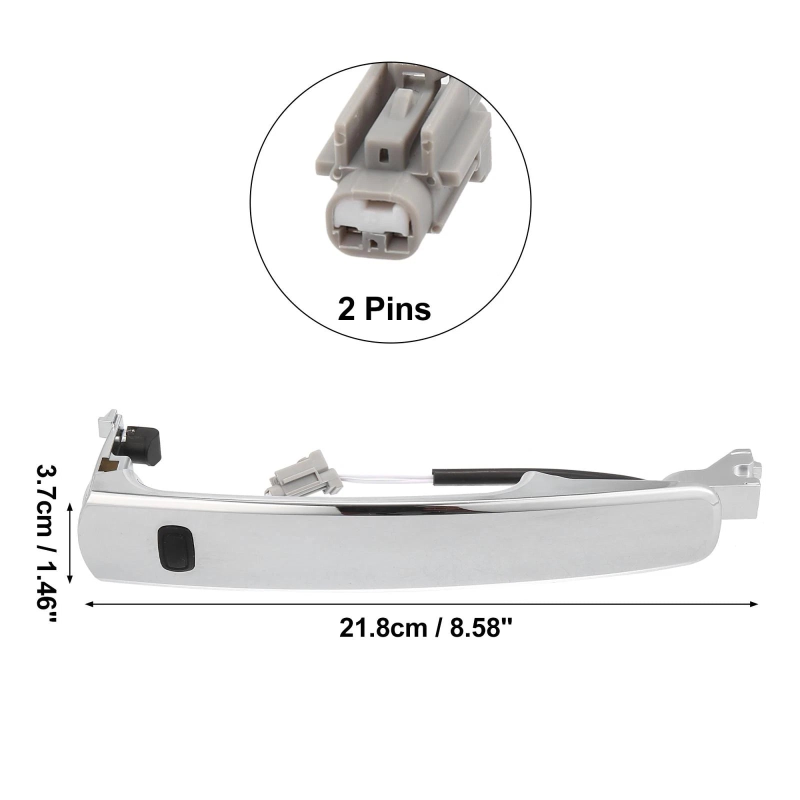 Exterior Door Handle Front Left for Nissan Murano, Infiniti FX45 (2003–2007) 80640-CB01A