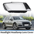 1 Pc Headlight Lens Cover for Audi Q5 (2009–2012) Black