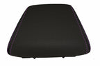Console Lid Cover for Nissan Skyline R34 (1998–2002) Carbon Fiber Purple Stitch