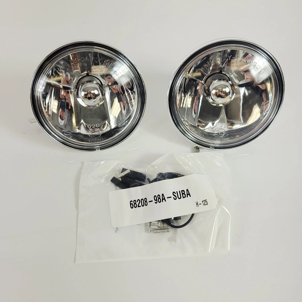 2X Auxiliary Lamp Bulb Kit for Harley Davidson (68208-98A)