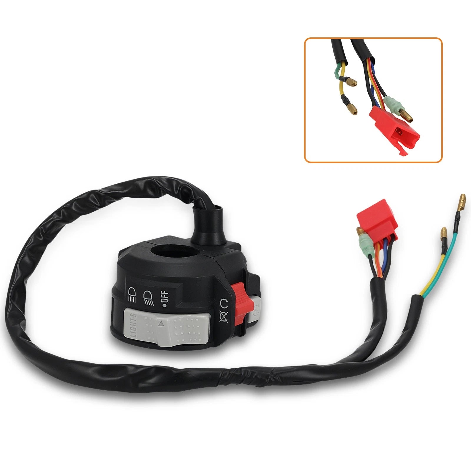 Head Light HandleBar Switch for Yamaha Blaster YFS200 (1988–2001) 2XJ-83975-00-00