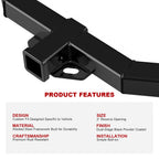 Trailer Hitch Receiver for Subaru Legacy (2015-2019)