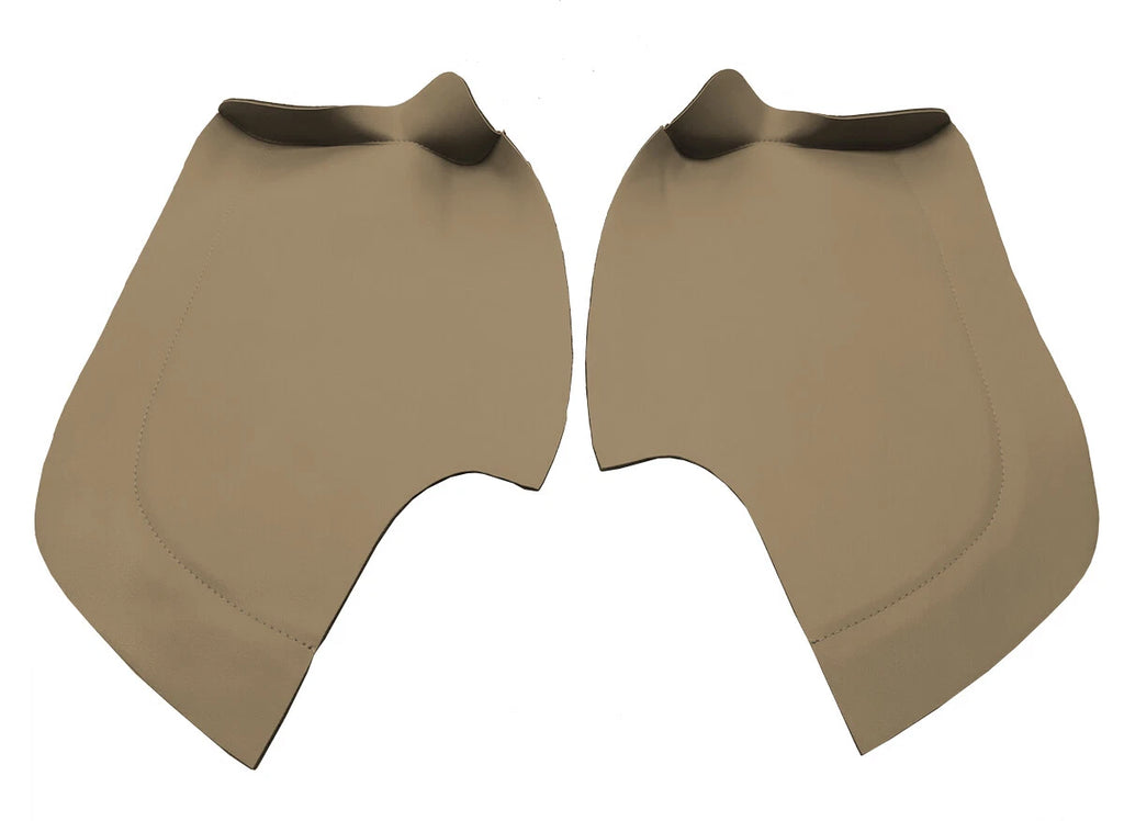 Leather Door Panel Insert Cards for Toyota Sienna (2011–2020) Beige Tan