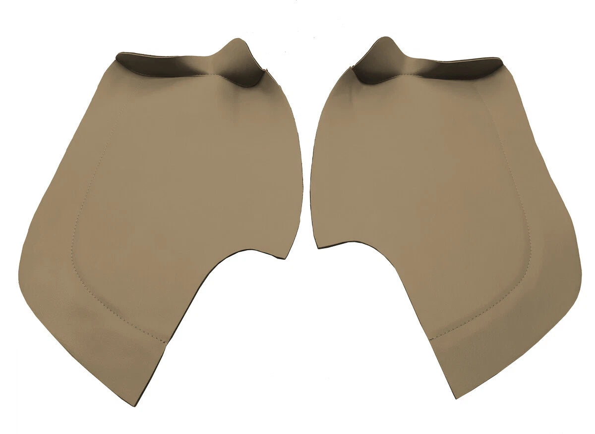 Leather Door Panel Insert Cards for Toyota Sienna (2011–2020) Beige Tan