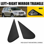 Set of 2 Side Mirror Corner Triangle Covers for Toyota RAV4 (2009–2012)
