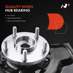 Front Right Steering Knuckle and Hub Bearing for Toyota Highlander (2004–2007)