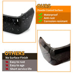 Steel Rear Bumper End Caps for Toyota Tundra (2014–2021) Black