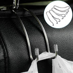 Stainless Steel Headrest Hook for Universal Car Seat (2010–2023)