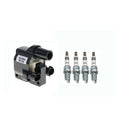 Set of 4 Ignition Coils & NGK Iridium Spark Plugs for Mazda MPV (1990–1998)